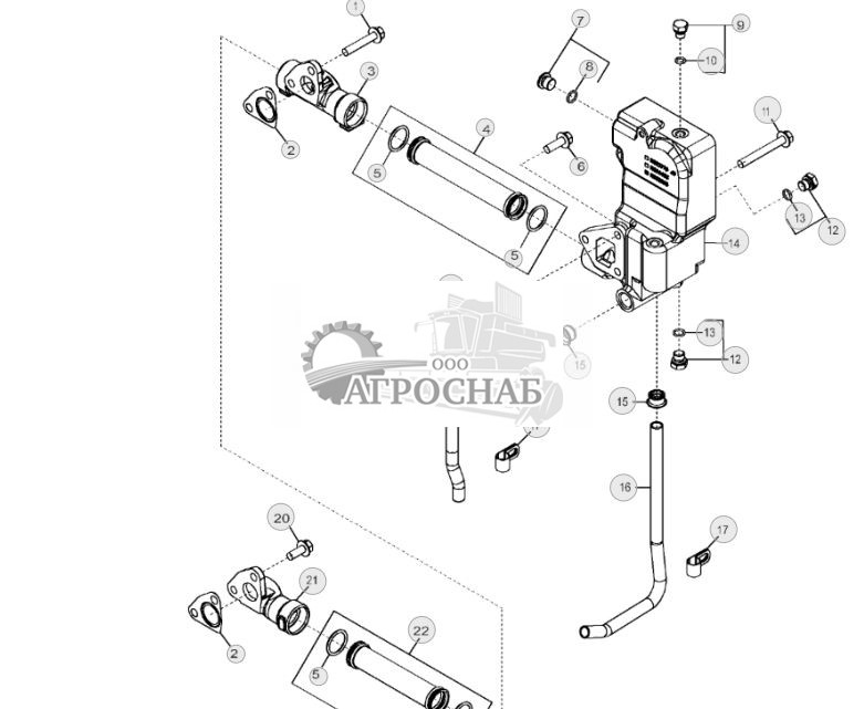 3931 Thermostat Housing, By Pass Tube To Water Pump - ST726015 72.jpg